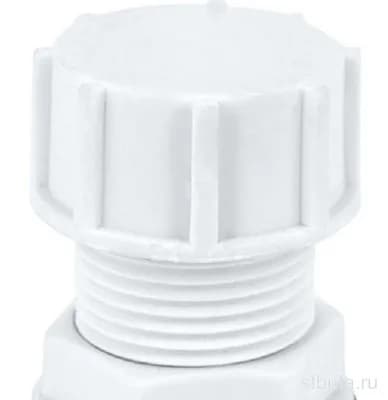 Штуцер (врезка) в бак (емкость) 3/4" (пластик), МР-У